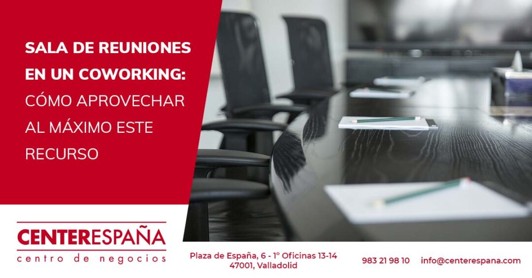 aprovechar sala reuniones coworking